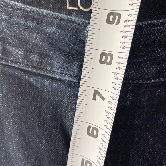 Ann Taylor LOFT Modern Crop Jeans Dark Blue Wash Denim Pants Women Waist Size 31 - Picture 9 of 12